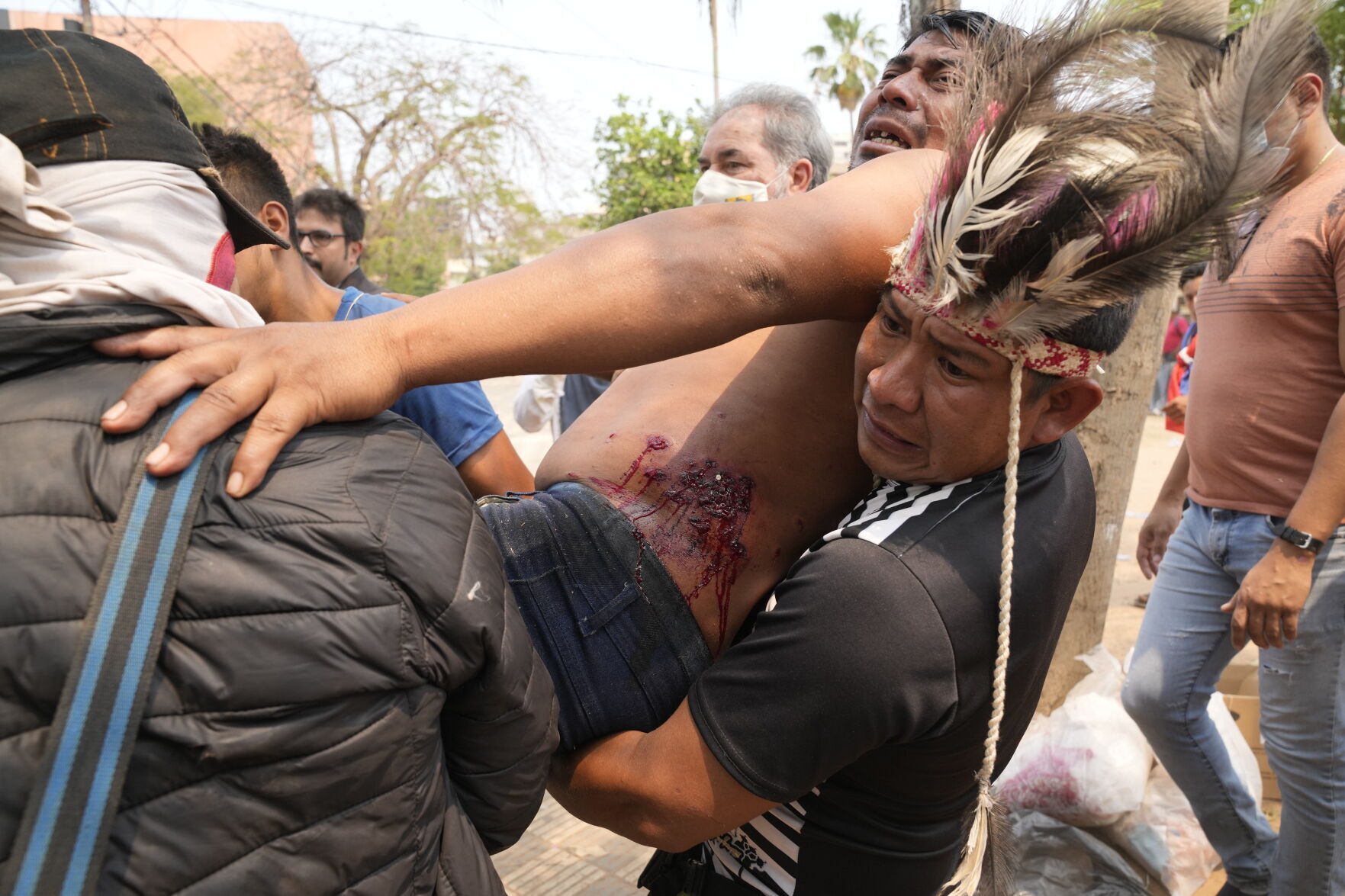 APTOPIX Paraguay Indigenous Protest